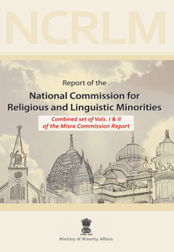 Misra Commission Report - Ministry of Minorities - Government of India